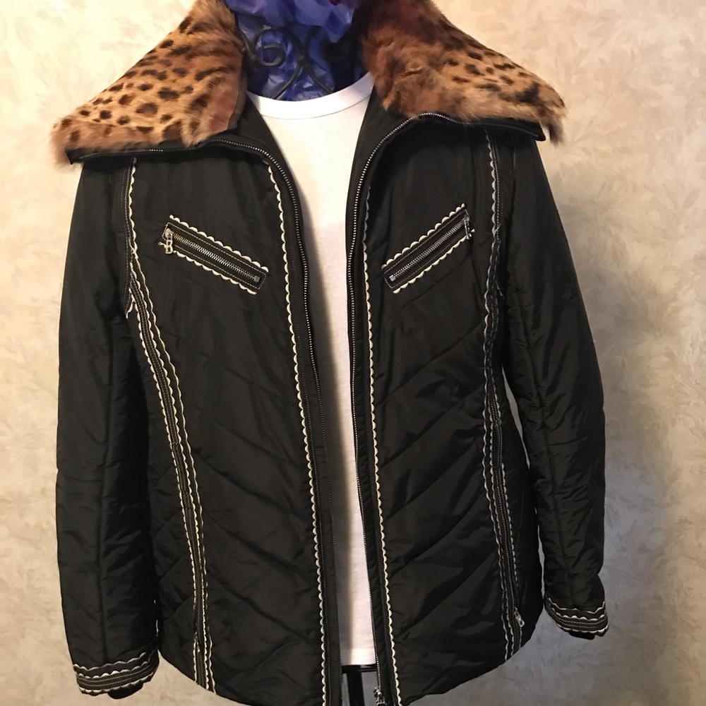 Ski Jacket - EUC Bogner Size 10 (Real Fur Collar)